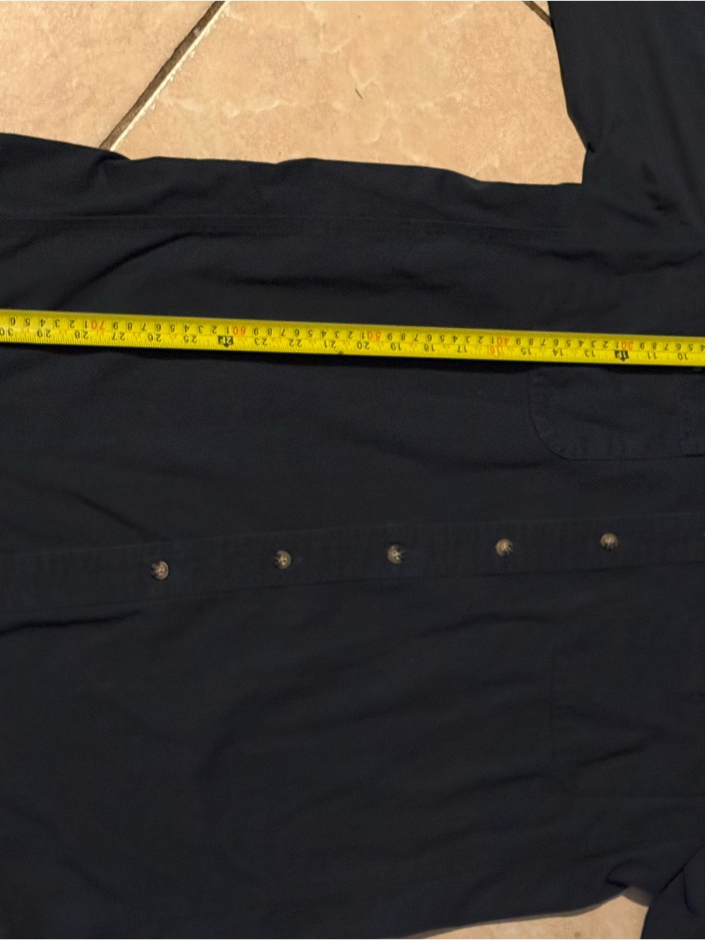 Wrangler Navy Long-Sleeve Button-Down Shirt - Picture 4 of 6